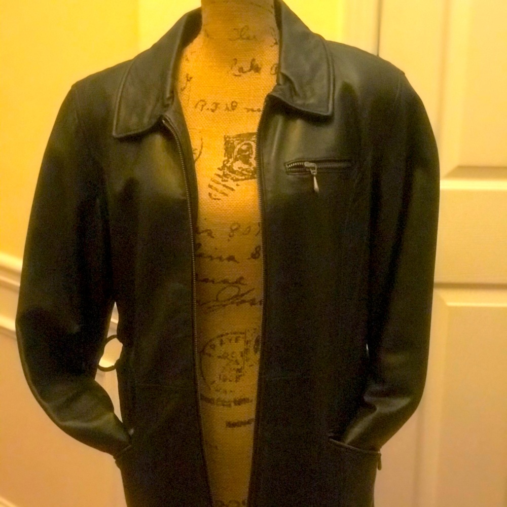 Valerie Stevens Black Leather Jacket